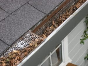 Gutter guards reduce maintenance and cleaning.