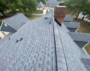 A new roof replaced by Vision Roofing in Charlotte, NC